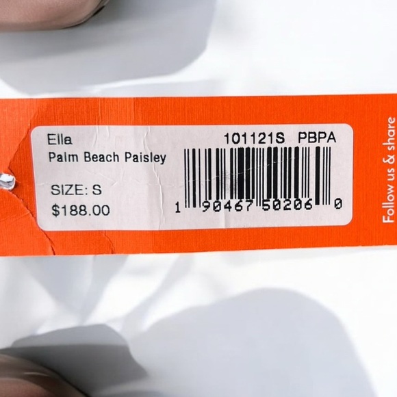 🌻NEW w/tags Jude Connally Ella Palm Beach Paisley Shirt Dress Size Small - Picture 8 of 10